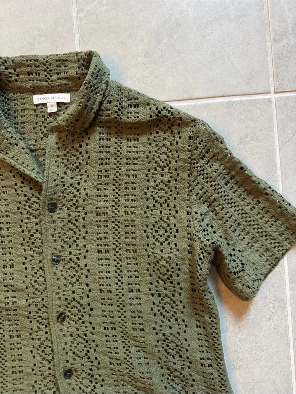 Banana Republic breathable open